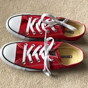 **NEW** Converse All-Star Red Sneakers - Woman's 5